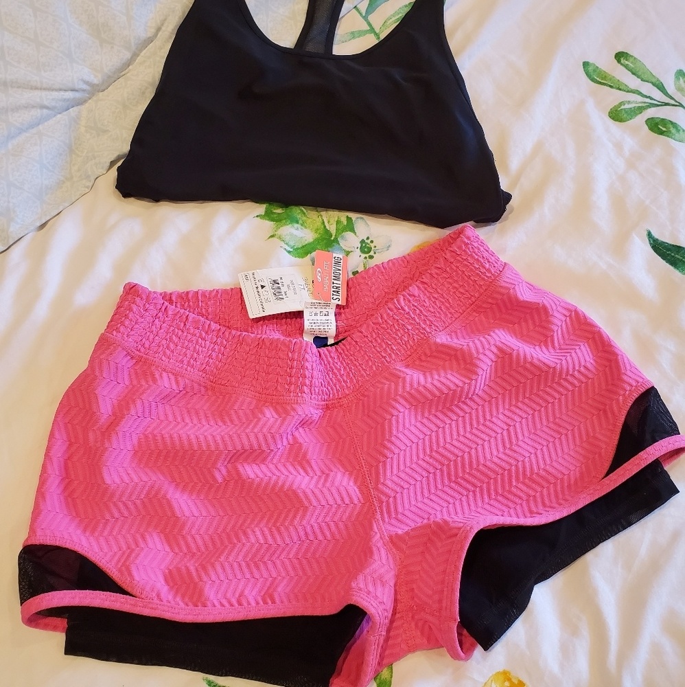 Beautiful pink and black short..babalu,from Colomb